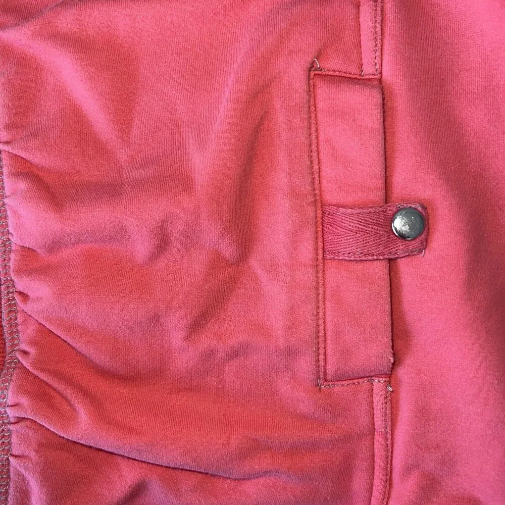 Pulp Vintage Women’s Medium Full Zip Jacket Pink Sweater Button-Pockets Coat - Picture 5 of 9